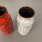 Jarrones vintage de cerámica de scheurich. Juego de 2, Imagen 6