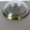 Vintage Ice Glass Ceiling Light from Hillebrand Lighting 2