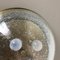 Vintage Deckenlampe aus Eisglas von Hillebrand Lighting 9