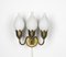 Brass & Glass Sconce from Fog & Mørup, 1950s, Image 2