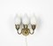 Brass & Glass Sconce from Fog & Mørup, 1950s 1