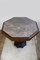 Mesa de comedor Art Déco octogonal de madera y mármol, años 20, Imagen 4