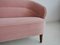 Danish Pink Velvet Sofa, 1940s 7