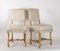 Antike Beistellstühle aus geschnitztem & vergoldetem Holz, 2er Set 8