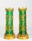 Antique Gold Glass Vases, Set of 2 1