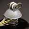 Lámpara colgante francesa industrial Mid-Century esmaltada, Imagen 6