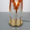 Lámpara de pie italiana de vidrio de Poliarte, años 60, Imagen 13