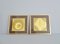 Gold Hologram Graphics from Helios, 1970s, Set of 2 1