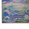 Italian Blue Waves in Relief Scagliola Art Wall Panel by Cupioli, Image 3