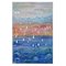 Italian Blue Waves in Relief Scagliola Art Wall Panel by Cupioli, Image 1