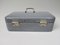 Antique Art Nouveau Mottled Gray and White Lunch Box 3