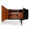 Schwarzes Sideboard, 1970er 4