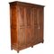 Large 19th Century Neoclassical Solid Walnut Cabinet 1