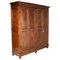 Large 19th Century Neoclassical Solid Walnut Cabinet, Image 1