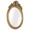 17th Century Oval Giltwood Mirror, Image 1