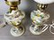 Portuguese Porcelain Hand Painted Table Lamps by Alcobaça Porcelain Factory, Set of 2 12