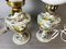 Portuguese Porcelain Hand Painted Table Lamps by Alcobaça Porcelain Factory, Set of 2, Image 12