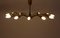 Österreichische Spider Einbaulampe aus Messing, 1950er 10