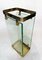 Glass & Brass Umbrella Stand by Max Ingrand for Fontana Arte, 1960s 6