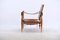 Vintage Leather Safari Chair by Wilhelm Kienzle for Wohnbedarf, Image 6