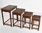 Chinese Carved Nesting Tables, 1950s 2