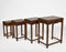Chinese Carved Nesting Tables, 1950s 11
