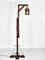 Oak, Copper & Stained Glass Floor Lamp, 1920s 1