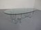 Space Age Glass and Chrome Coffee Table, 1960s, Image 3