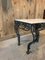 Mid-Century Wrought Iron & Marble Coffee Table 3