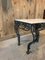 Mid-Century Wrought Iron & Marble Coffee Table, Image 3