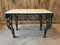 Mid-Century Wrought Iron & Marble Coffee Table 1