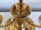 Französische Bouillotte Tischlampe aus vergoldeter Bronze von Chevillard, 1940er 16