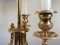 Lampada da tavolo Bouillotte in bronzo dorato di Chevillard, Francia, anni '40, Immagine 17