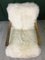 Vintage Art Deco White Sheepskin Armchair 7