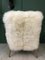 Fauteuil Vintage Art Déco en Peau de Mouton Blanche 8