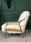 Vintage Art Deco White Sheepskin Armchair 5