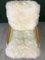 Vintage Art Deco White Sheepskin Armchair, Image 5