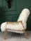 Vintage Art Deco White Sheepskin Armchair, Image 7