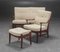 Rosewood Sofa, Armchair, and Footstool Set from Farstrup Møbler, 1960s 1