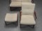 Rosewood Sofa, Armchair, and Footstool Set from Farstrup Møbler, 1960s 2