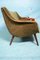 Grünes niederländisches Mid-Century Samtsofa mit Gestell aus Teak von Hulmefa Nieuwe Pekela, 1950er 13