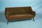 Mid-Century Dutch Green Velvet and Teak Sofa from Hulmefa Nieuwe Pekela, 1950s 5