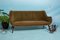 Mid-Century Dutch Green Velvet and Teak Sofa from Hulmefa Nieuwe Pekela, 1950s 7