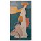 Pannello decorativo Scagliola artistico con intagli di Cupioli, Italia, Immagine 1