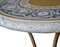 Italian Iron Decorative Scagliola Art Side Table by Cupioli, Image 4