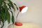 Vintage Red Table Lamp, 1950s 8