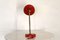 Vintage Red Table Lamp, 1950s 5