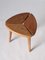 Scandinavian Tripod Pinewood and Beech Stool, 1950s, Image 5