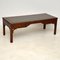 Large Georgian Mahogany and Leather Coffee Table from Bevan Funnel, 1950s, Image 2