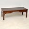 Large Georgian Mahogany and Leather Coffee Table from Bevan Funnel, 1950s, Image 3